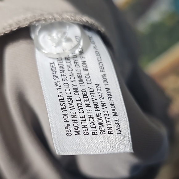 Prologue Tan Utility Cargo High Waisted Ankle‎ Pants Size 16 NWT - Picture 8 of 8